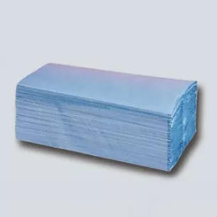 Μπλε πετσέτες χεριών C-Fold